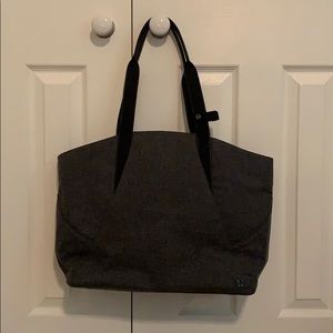 Lululemon grey felted all day tote